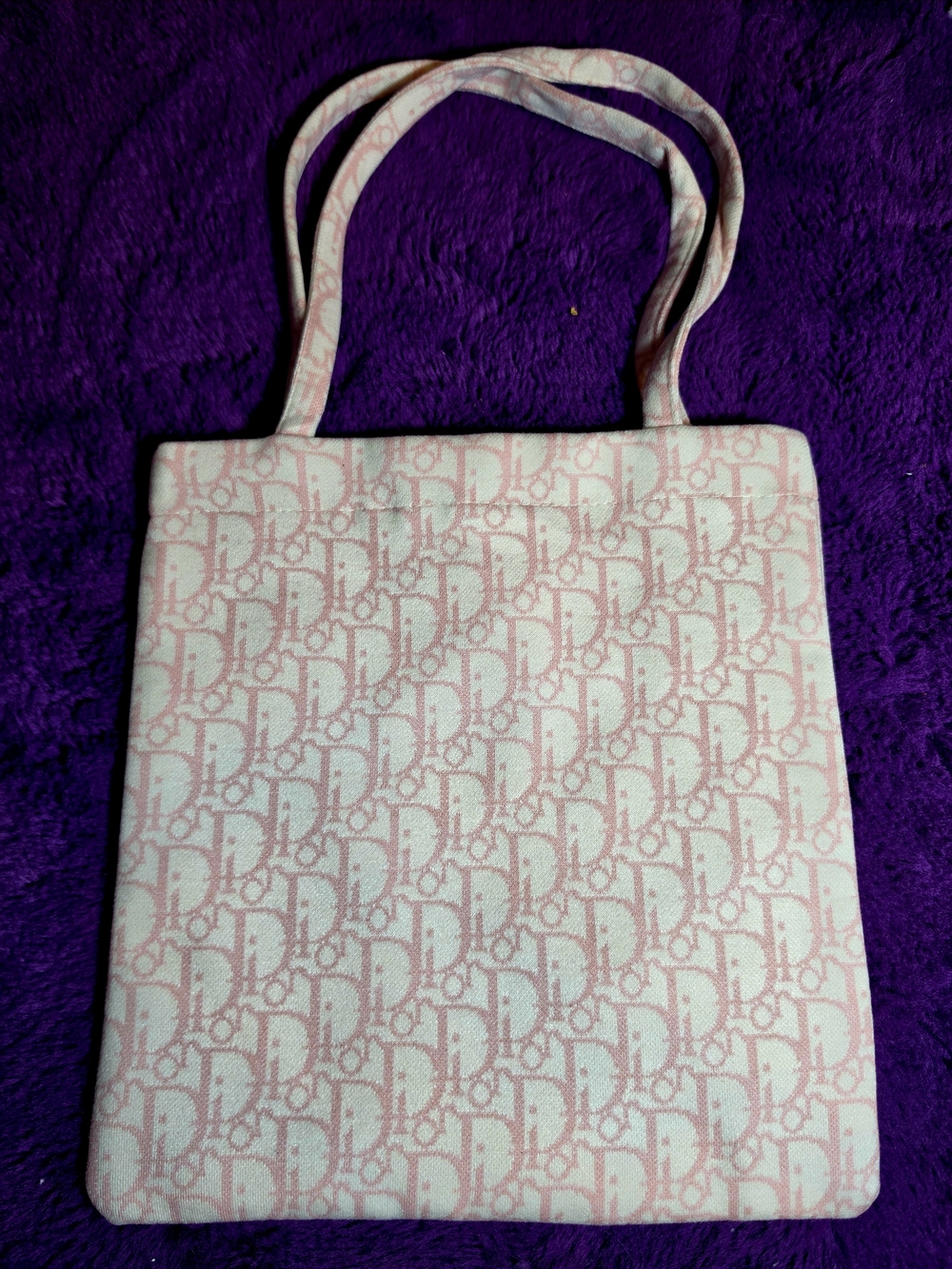 Pink Patterned Tote Bag - Women's Shoulder Tote